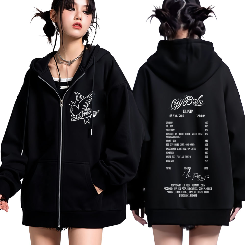Rapper Lil Peep Cry Baby Album - Winter Clothing Pk 评论和价格