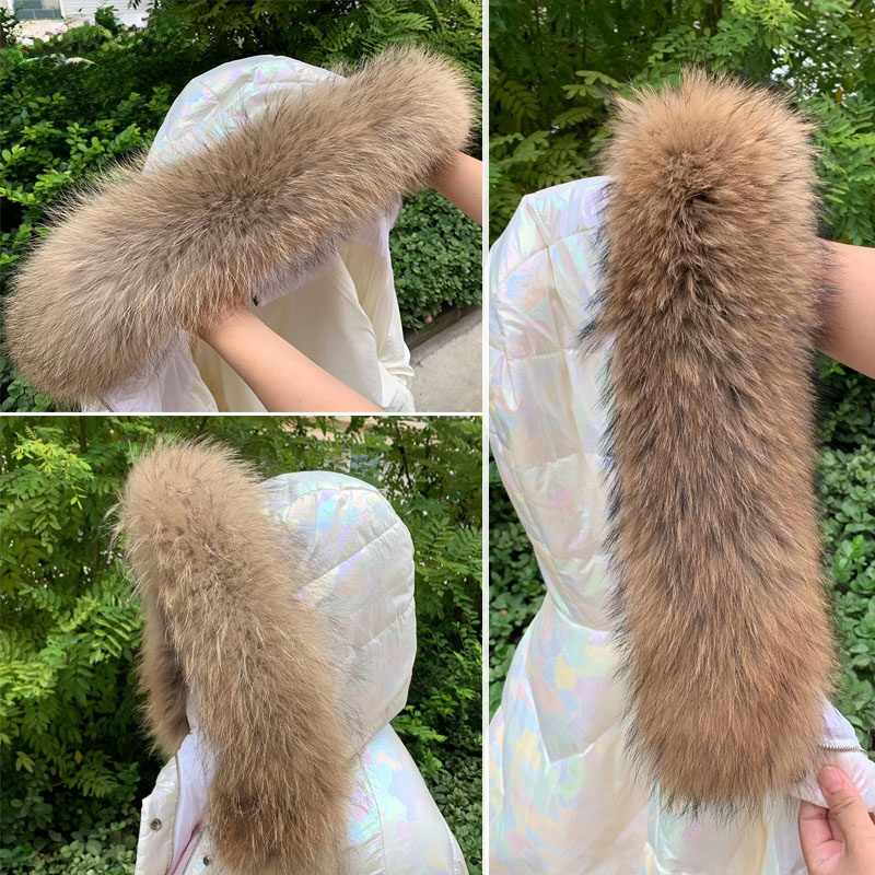 Real Fur Collar for Coat Parka - Winter Clothing Pk 评论和价格