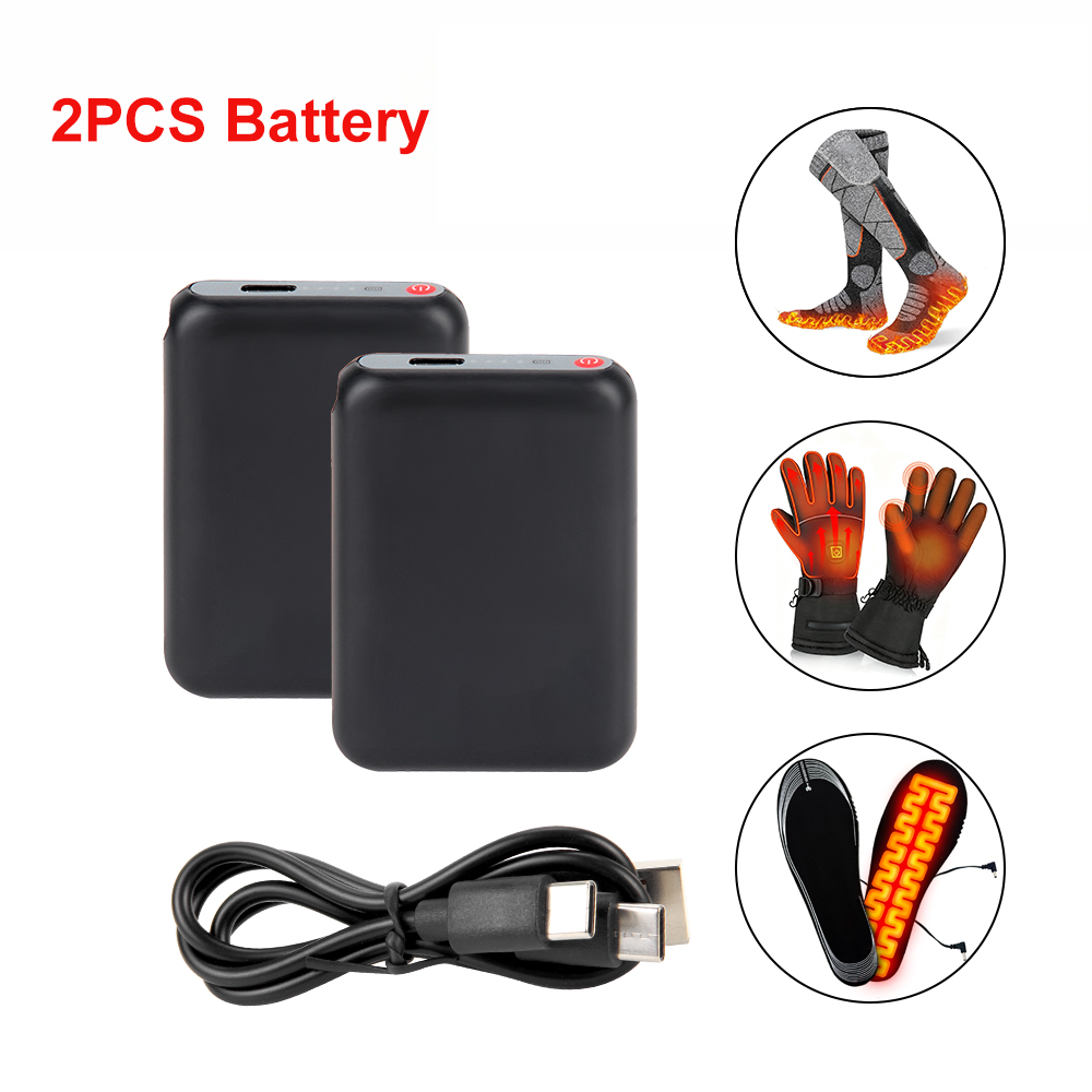 5V 6000mAh Heated Socks Batter - Heated Gloves Electric 评论和价格
